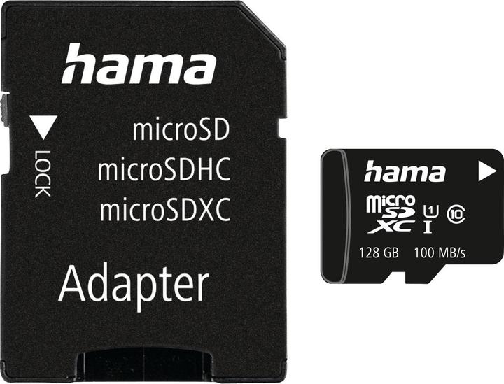 Actual product image Hama 00124158 (128 GB, microSDXC, U1, UHS-I)