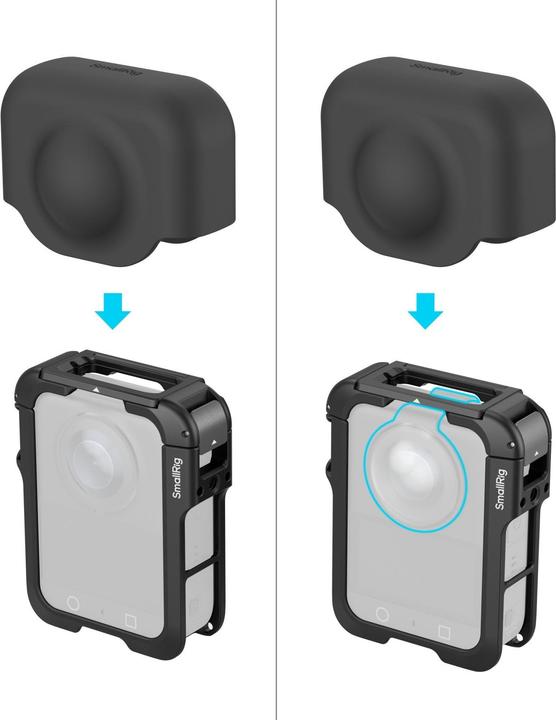 Produktbild SmallRig Cage für DJI Osmo 360, Detailfarbe: Schwarz (DJI Osmo 360)