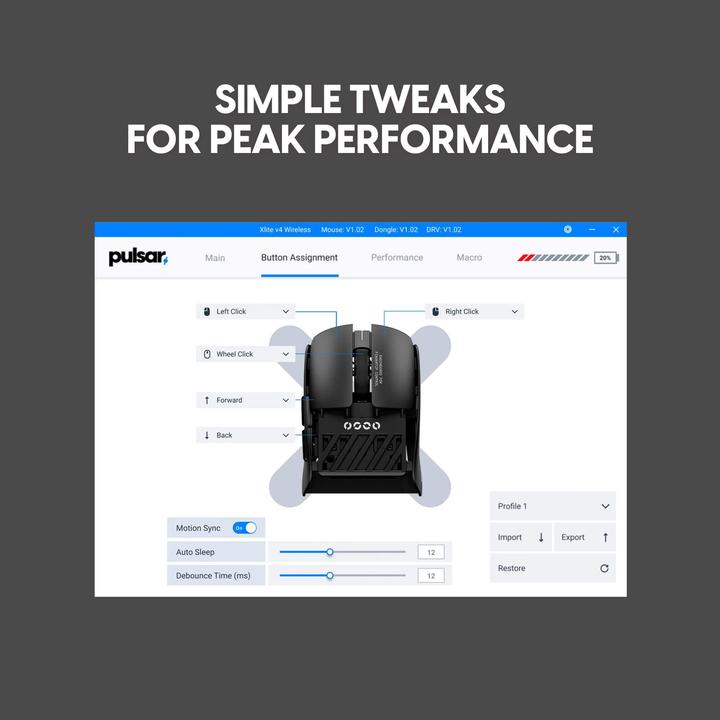 Image du produit Pulsar Lab X2F (Filaire, Sans fil)