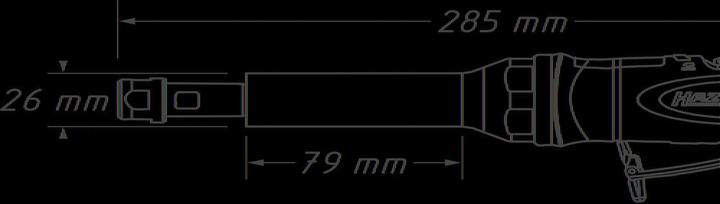 Produktbild HAZET Stabschleifer ∙ gerade ∙ lang 9032LG-1 (Geradschleifer, 360 W)