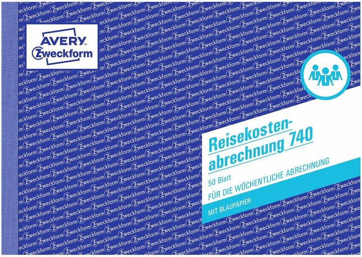 Produktbild Avery Reisekostenabrechnung (50 x)