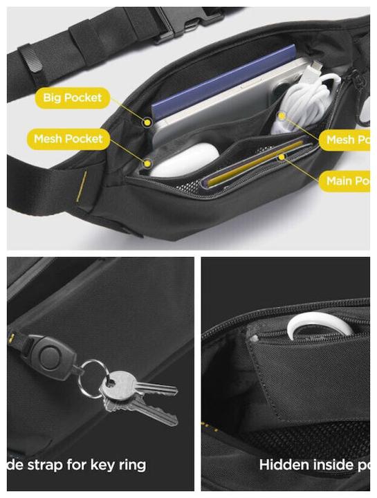 Produktbild Spigen KD411 Waistbag Klasden - black