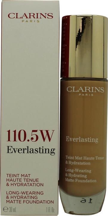 Actual product image Clarins Everlasting Foundation (No. 110.5W Tawny)