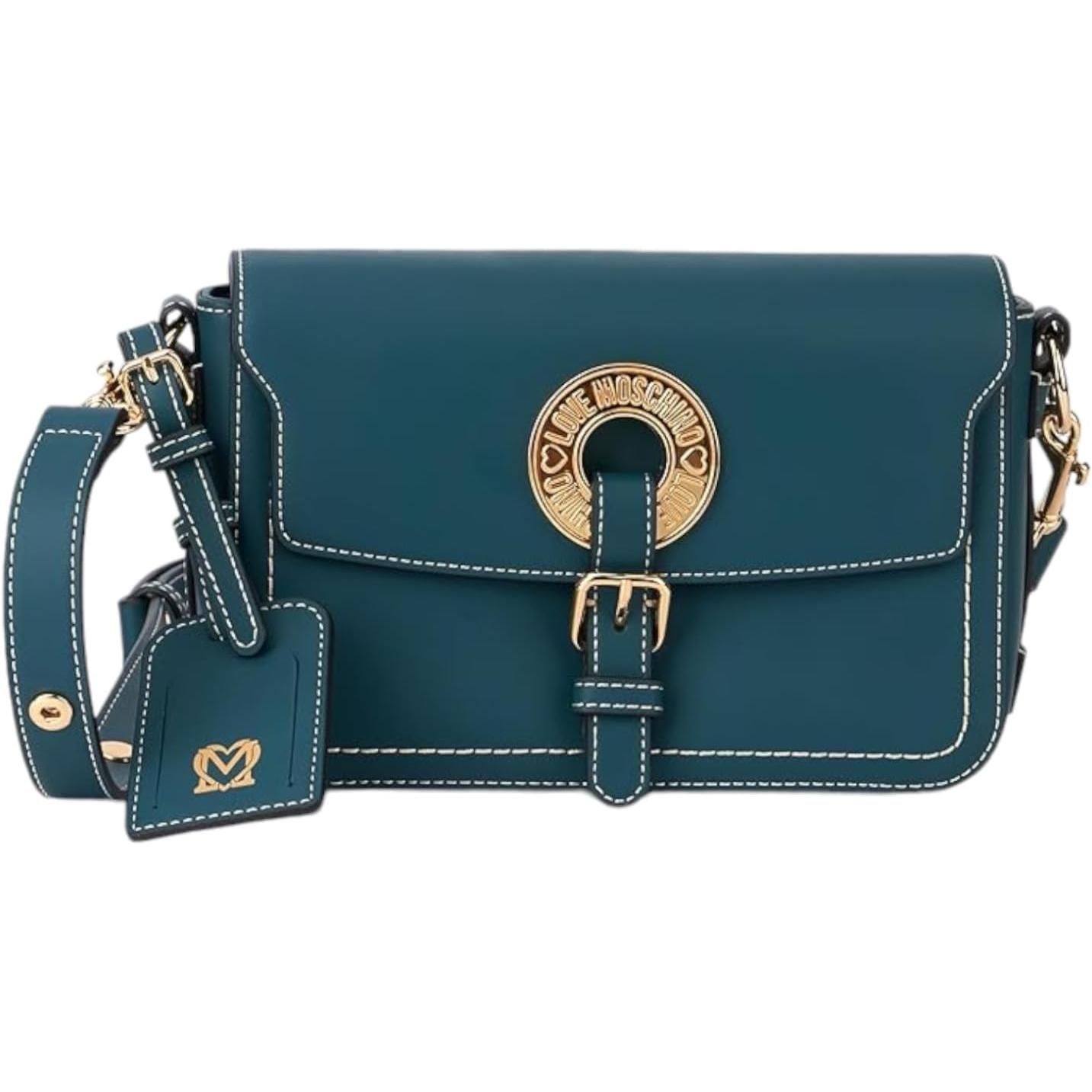 Love Moschino, Damen, Handtasche, Schultertasche, Grün