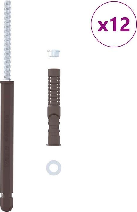 Actual product image vidaXL Schwebende Regalträger
