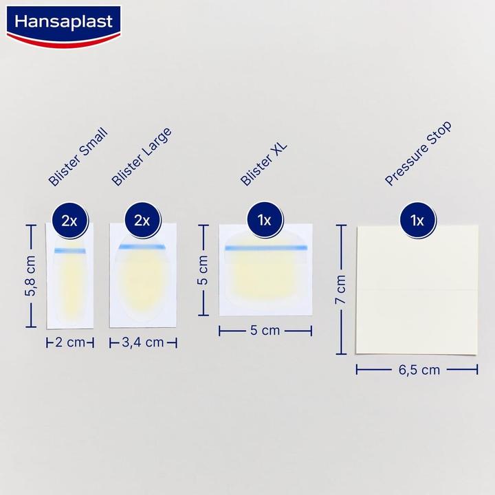 Produktbild Beiersdorf Hansaplast Blasen-Pflaster Mix, 5 Stück (5 x)