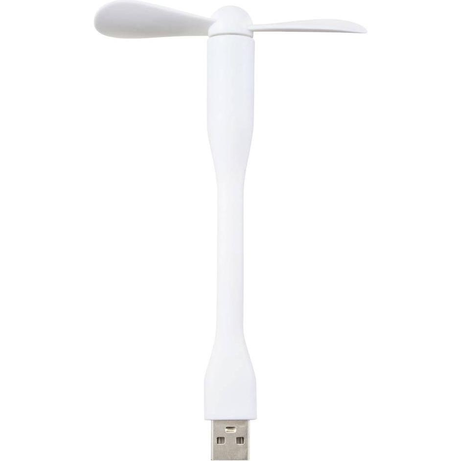 Renkforce RF-USBF-101-WH USB-Ventilator Schwenkbar (B x H x T) 85 x 141 x 21 m, Ventilator, Weiss