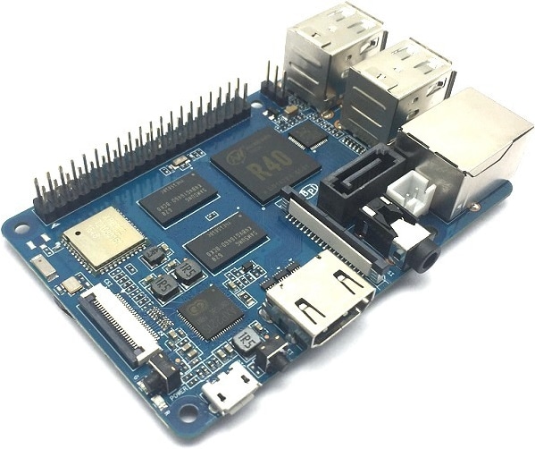 Produktbild Allnet Banana Pi Board BPi-M2 Berry Quadcore CPU Raspberry Pi3 Groesse (BPi-M2U Berry)