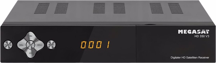 Image du produit Megasat HD 350 V3 - Récepteur de télévision par satellite (4000 Go, DVB-S, DVB-S2)