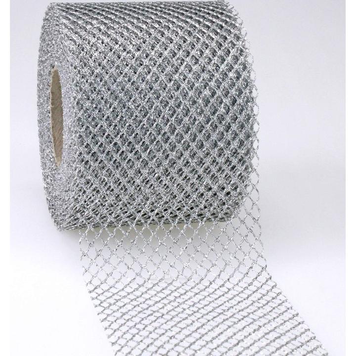 Image du produit Pattberg Ruban cadeau Siena 7.2 cm x 20 m, argenté (1x)