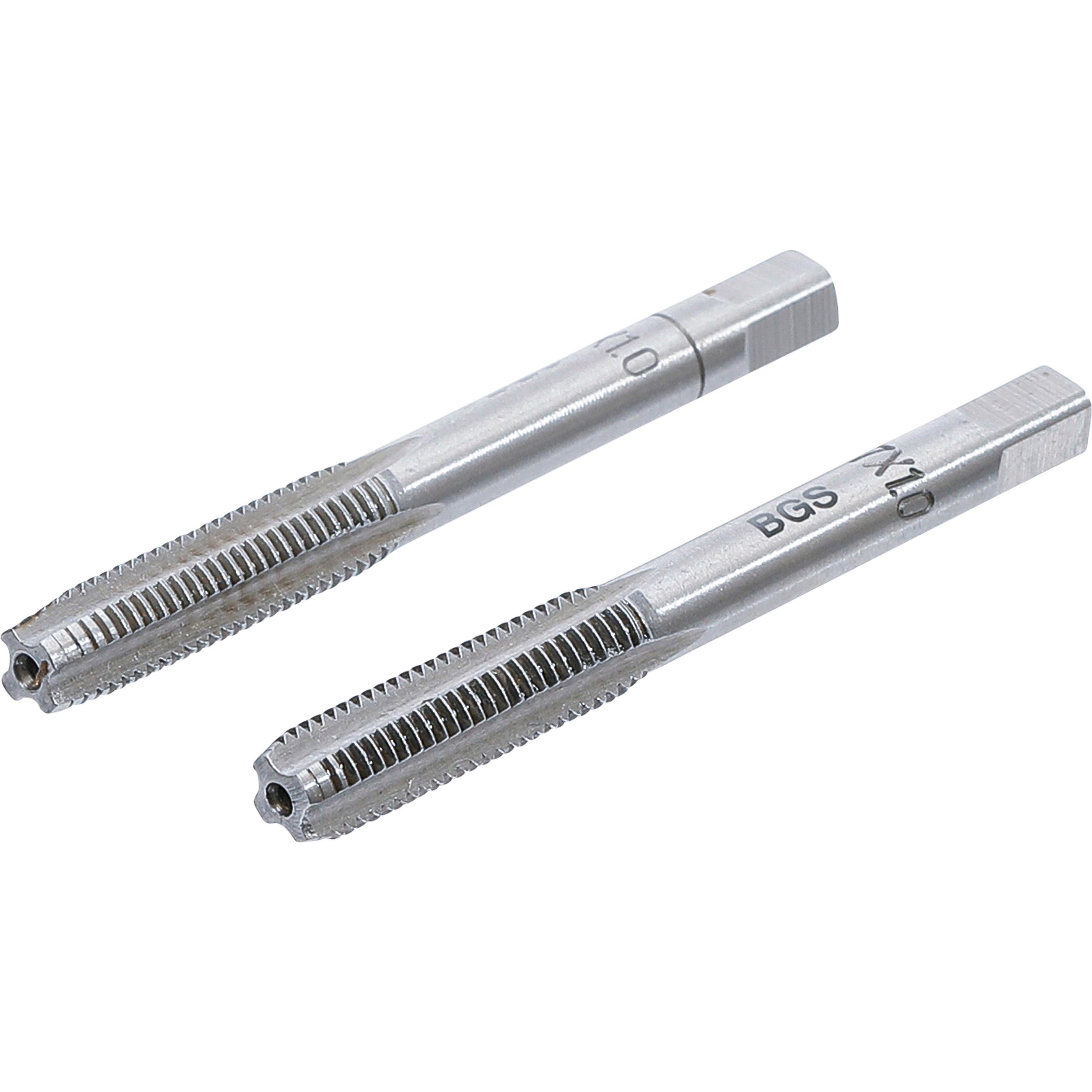 Thumbnail - BGS, Gewindeschneider + Gewindebohrer, Gewindebohrer Vor- und Fertigschneider M7 x 1,0 mm 2-tlg.