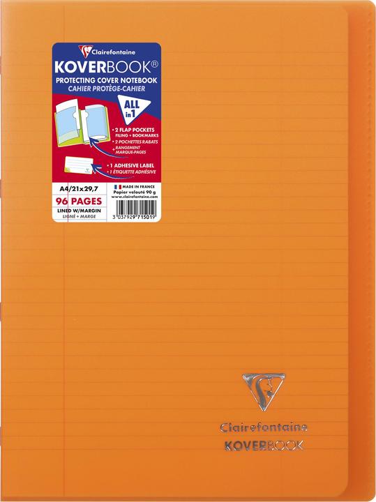 Actual product image Clairefontaine Koverbook (A4, Lined, Soft cover)