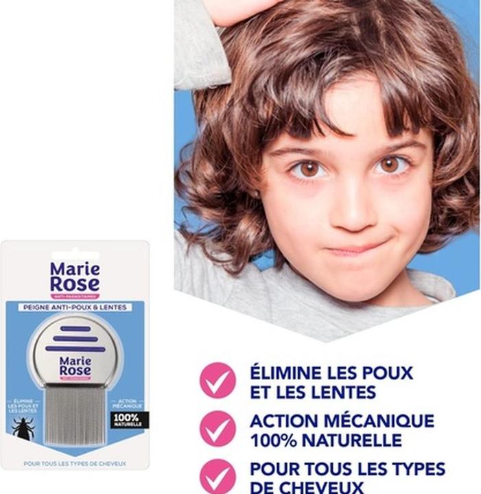 Image du produit Marie Rose Anti-Lice and Nits Comb for All Hair Types