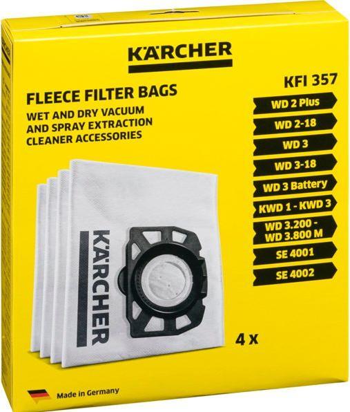 Produktbild Kärcher Vlies WD 2 Plus/3 4ST