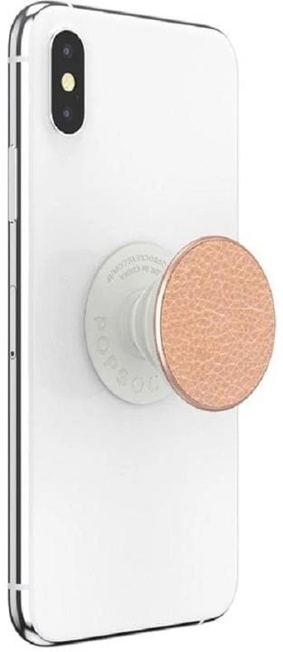 Actual product image PopSockets Pebbled Vegan Leather Rose Gold (2nd Gen, Interchangeable)