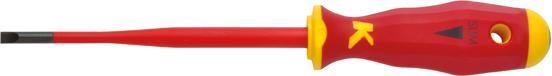Actual product image Klauke Slotted screwdriver KL10010040ISLIM 100mm 4x0.8mm Slotted screwdriver 4012078856324 (Pin-torx)