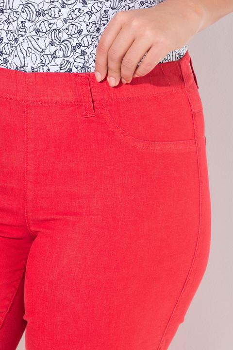 Produktbild Ulla Popken Jeansculotte Mary, weites Bein, Elastikbund (48)