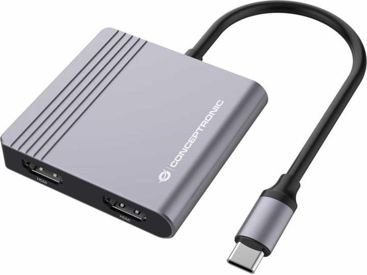 Conceptronic 4-in-1 USB 3.2 Gen 1 Docking Station (USB-C, 4 Ports)