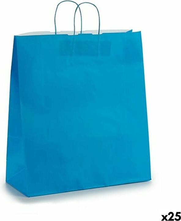 Pincello Papiertaschen Blau 16 x 57,5 x 46 cm (25 Stück)