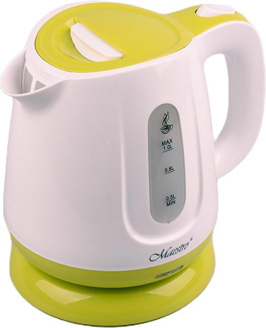 Feel-Maestro MR013 green electric kettle Green, White (1 l)
