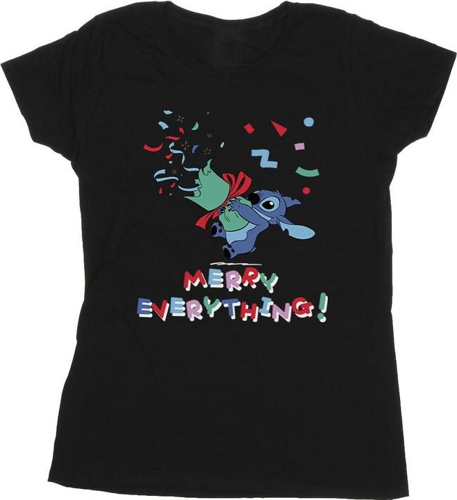 Produktbild Disney Lilo And Stitch Stitch Merry Everything TShirt (M)