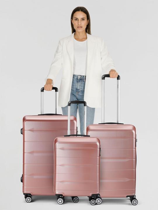 Actual product image Benzi 5583 4 Rollen Kofferset 3-teilig (182 l)