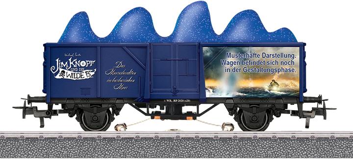 Actual product image Märklin 44819 H0 Open freight car sea lights