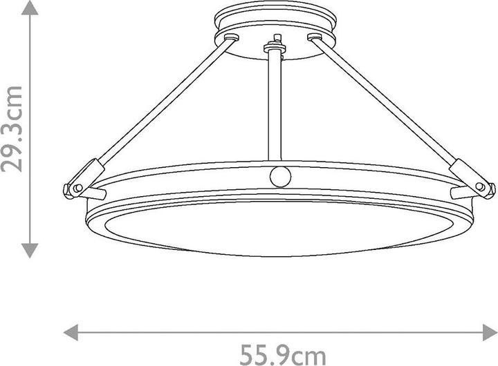 Produktbild Elstead Lighting Collier Deckenleuchte E14 4-fach Heritage Messing (E14)