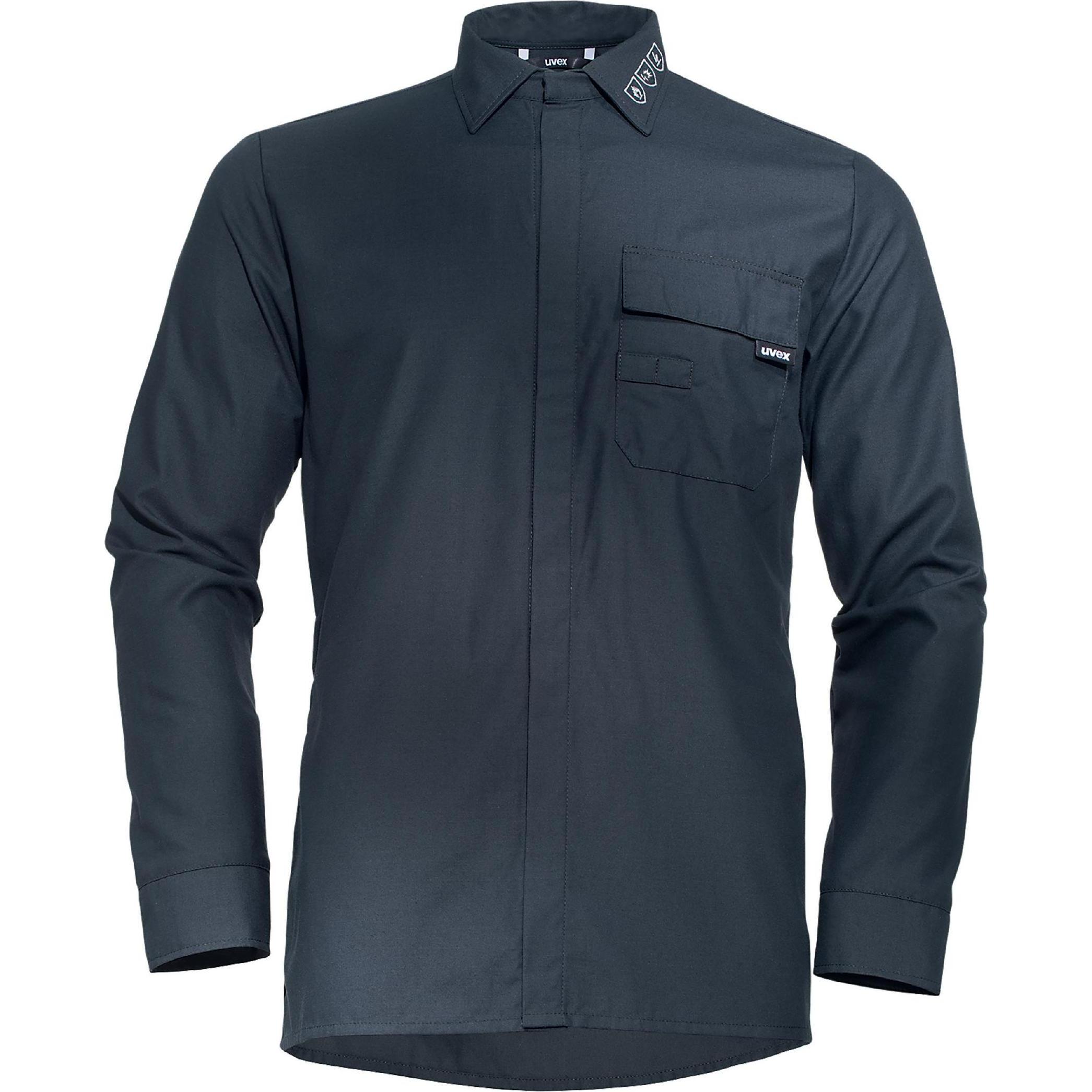 Uvex Safety, Arbeitsjacke, Langarmhemd uvex multifunction blau 49, 50 (49, 50)