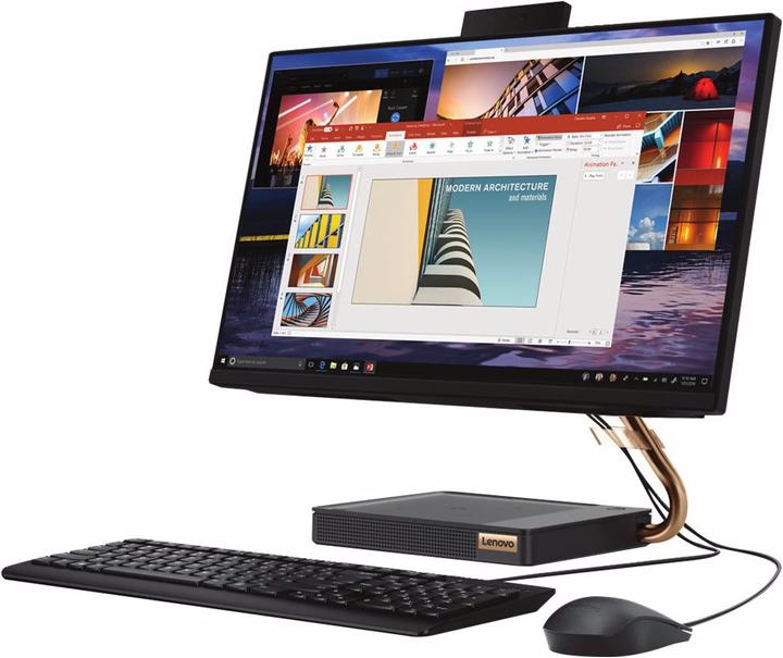 Produktbild Lenovo IdeaCentre AIO 5 (512 GB, 16 GB, Intel Core i7-11700T, GeForce RTX 3050)