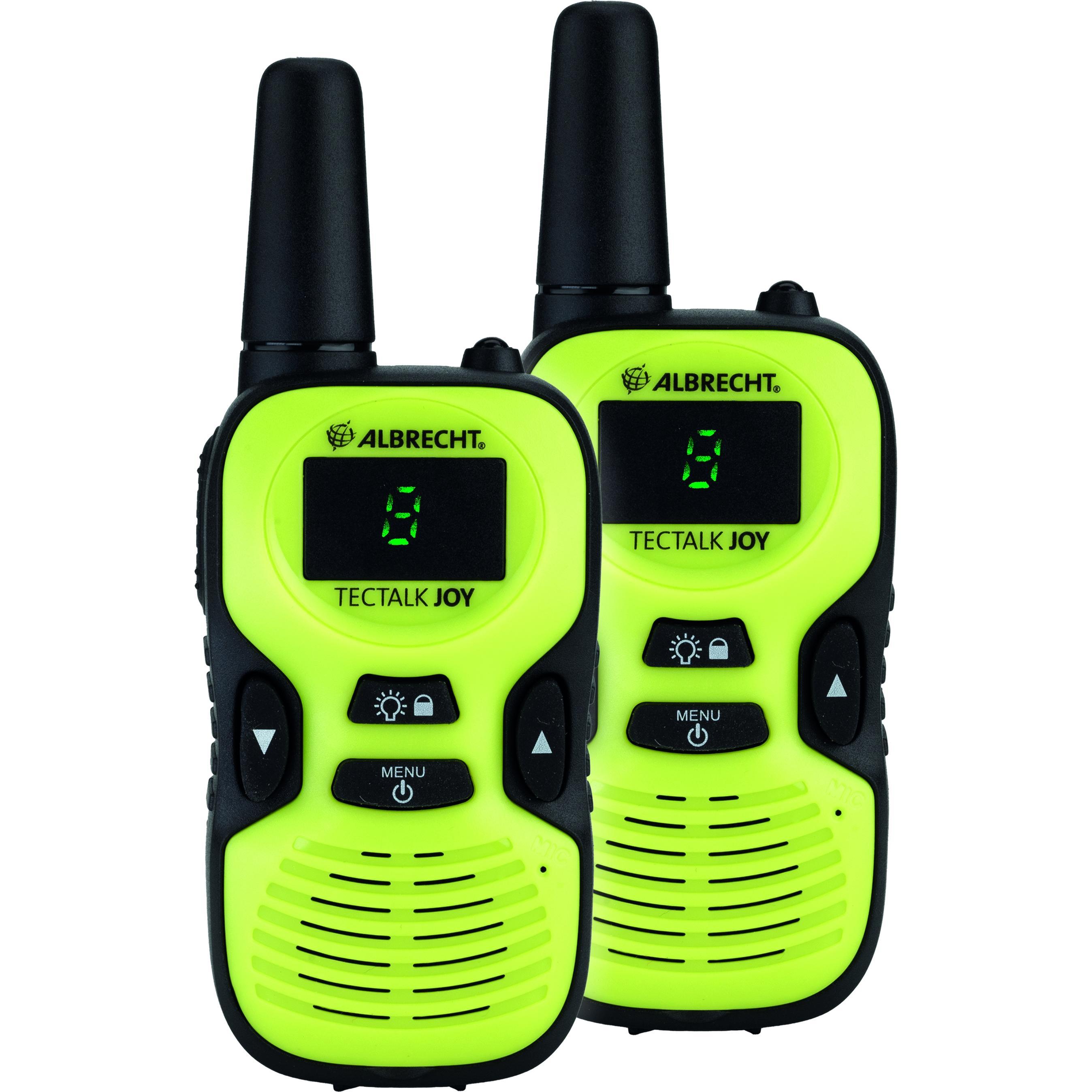Albrecht Tectalk Joy Paar (0.50 km), Walkie-Talkie, Schwarz, Gelb