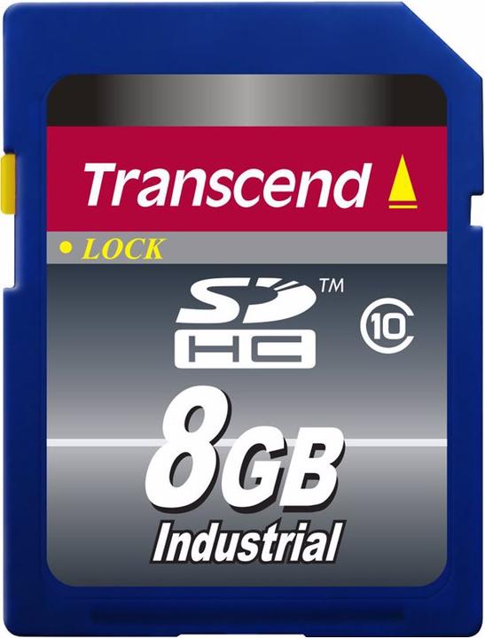 Actual product image Transcend Industrial - Flash memory card - 8 GB (8 GB, SDHC)