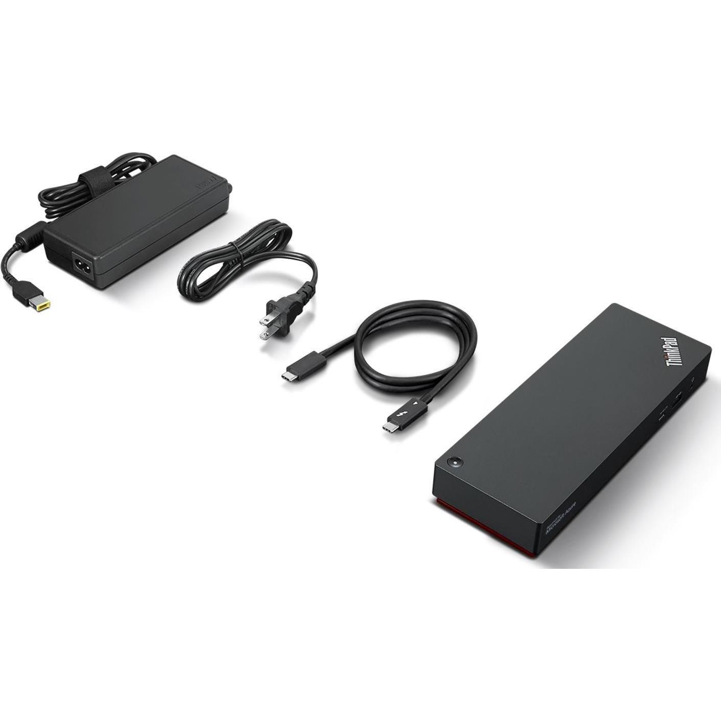 Lenovo ThinkPad Universal (Thunderbolt, 12 Ports), Dockingstation + USB Hub, Schwarz