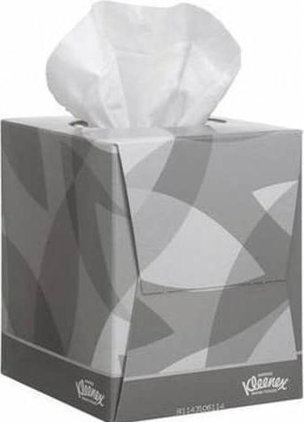 Produktbild Kimberly-Clark KLEENEX Facial Tissue Cube WhiteF1