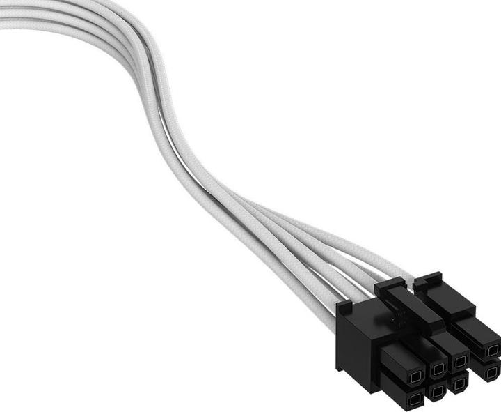 Produktbild Corsair Stromkabel PCIe Power 8-Pin (6+2-Split) Weiss, 65 cm (65 cm)