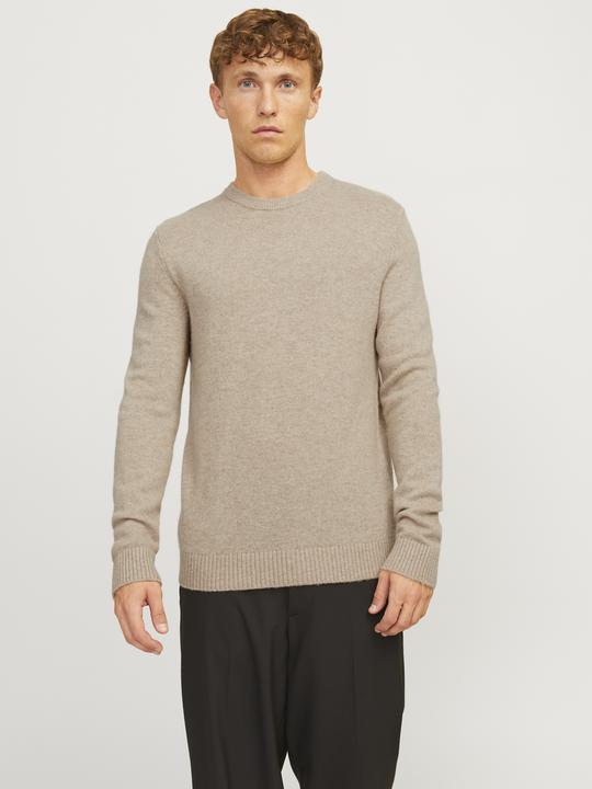 Actual product image Jack & Jones Plain knitted jumper with round neck Knitted jumper with round neck (XXL)