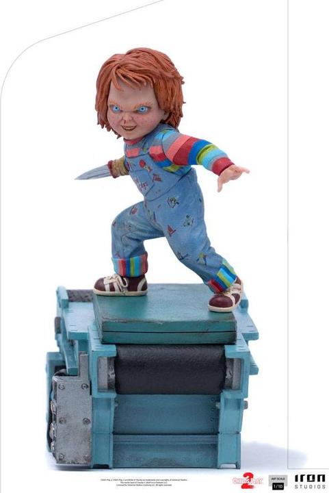 Actual product image Iron Studios Chucky, la poupée de sang statuette 1/10 Art Scale Chucky 15 cm