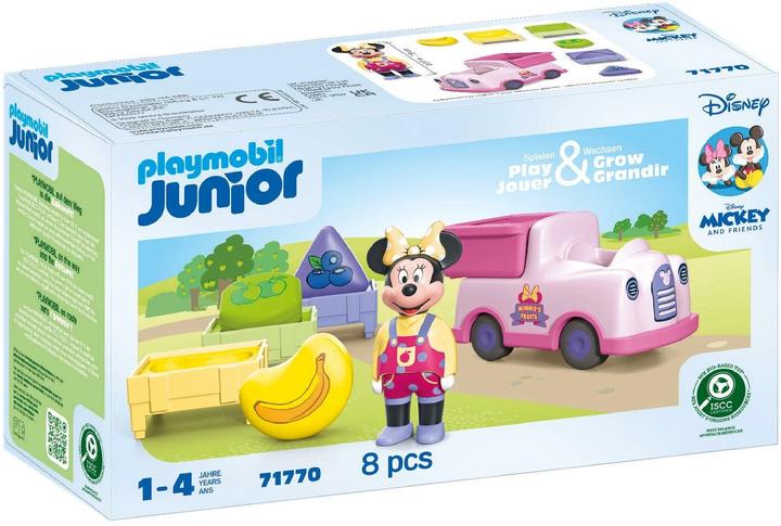 Produktbild Playmobil 71770 JUNIOR & Disney: Minnie Maus' Obst-Transporter mit Sortierspass (71770, Playmobil Junior)