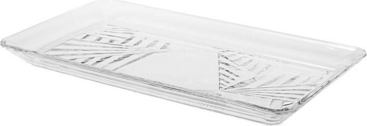 Pasabahce set 2 tabletts madlen kristallin 22x12cm