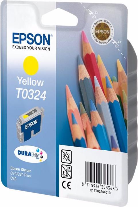 Produktbild Epson T0324 - 16 ml - Gelb - Original - Blisterverpackung (Y)