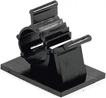 Image du produit Exertis Connect Support de câble, clip de fixation de câble, autocollant, paquet de 100 22,2 mm à 25,4 mm