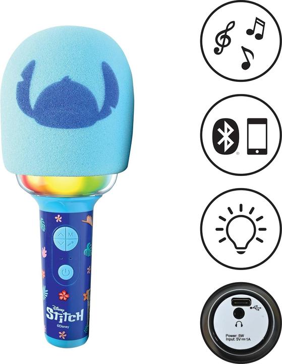 Actual product image Lexibook Karaoke Bluetooth/wireless microphone Stitch