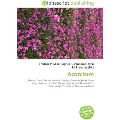 Thumbnail - Aconitum, Fachbücher von Agnes F. Vandome, Frederic P. Miller, John McBrewster