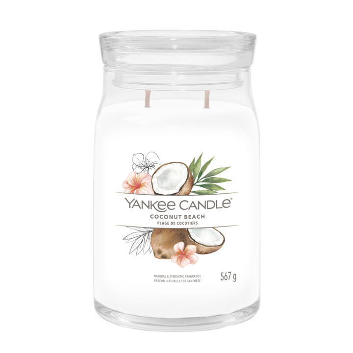 Immagine prodotto Yankee Candle Candela profumata a barattolo grande Coconut Beach Signature