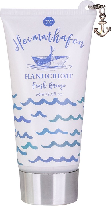 Produktbild Accentra Hand- & Nagelcreme HEIMATHAFEN in Tube mit Ankerdekor, 60ml, Duft: Fresh Breeze