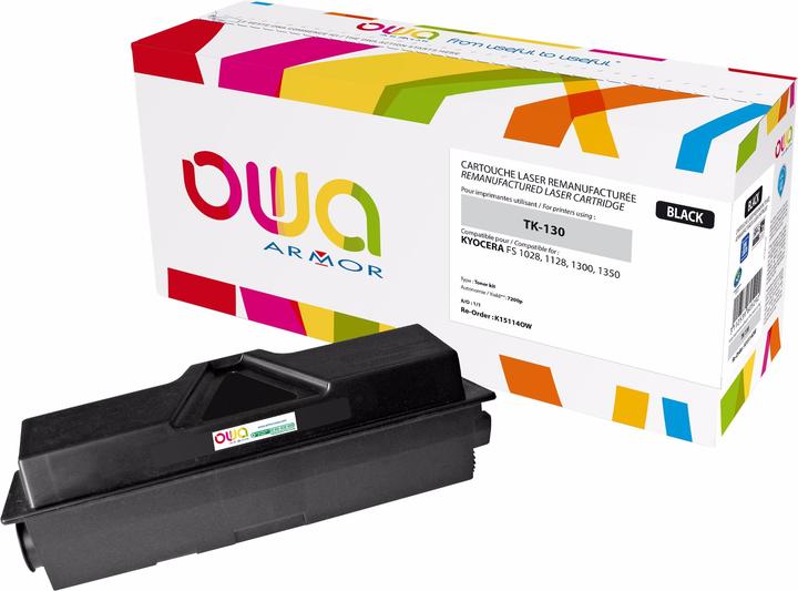 Produktbild Armor OWA Schwarz - kompatibel - Tonerpatrone - für Kyocera FS-1300D (BK)