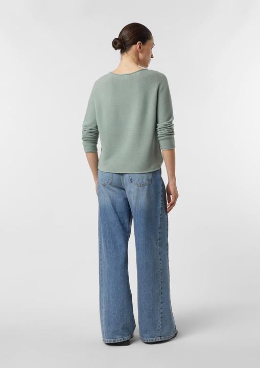 Image du produit Comma Strickpullover Cropped Strickpullover im Relaxed Fit mit Strukturmuster (36)
