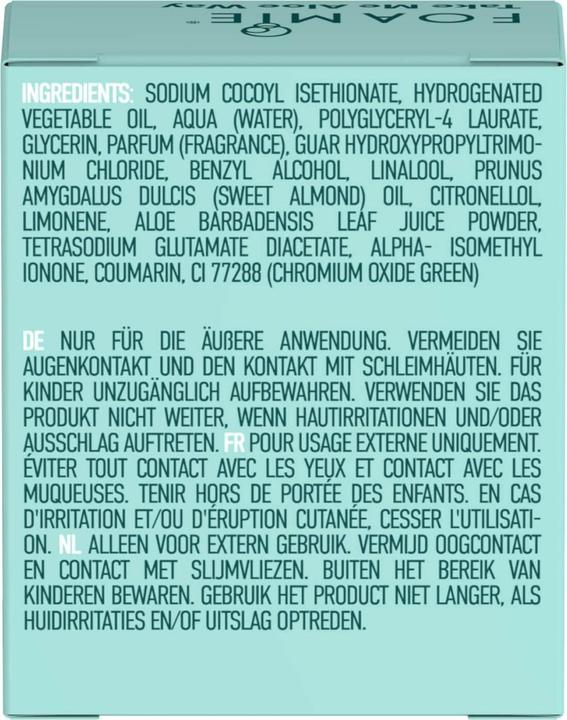 Image du produit Foamie - Shampooing solide Take Me Aloe Way Travel (Shampoing solide)