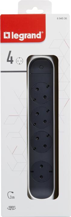 Produktbild Legrand Drehbare Steckdosenleiste, 4-fach Steckdose (4 x, CEE 32/5, 3 m)
