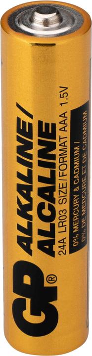 Produktbild GP Batteries GP Batterie Alkaline, AAA, Micro, LR03, 1,5 V, Industrial, 10 Stück (10 Stk., AAA)
